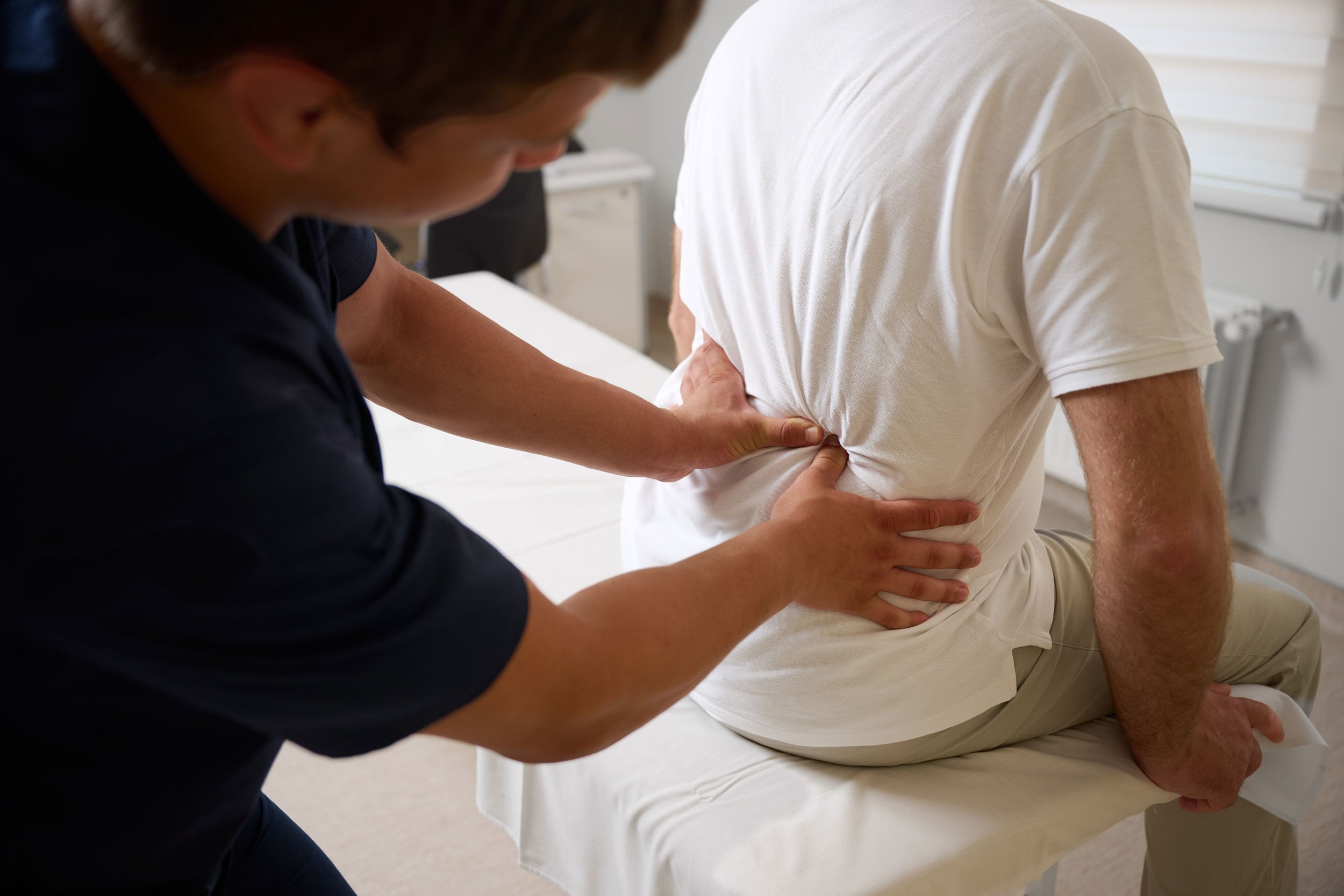 Patient receiving ongoing chiropractic care to support long-term wellness and spinal health
